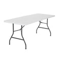 6 Foot Folding Table White Speckle U867