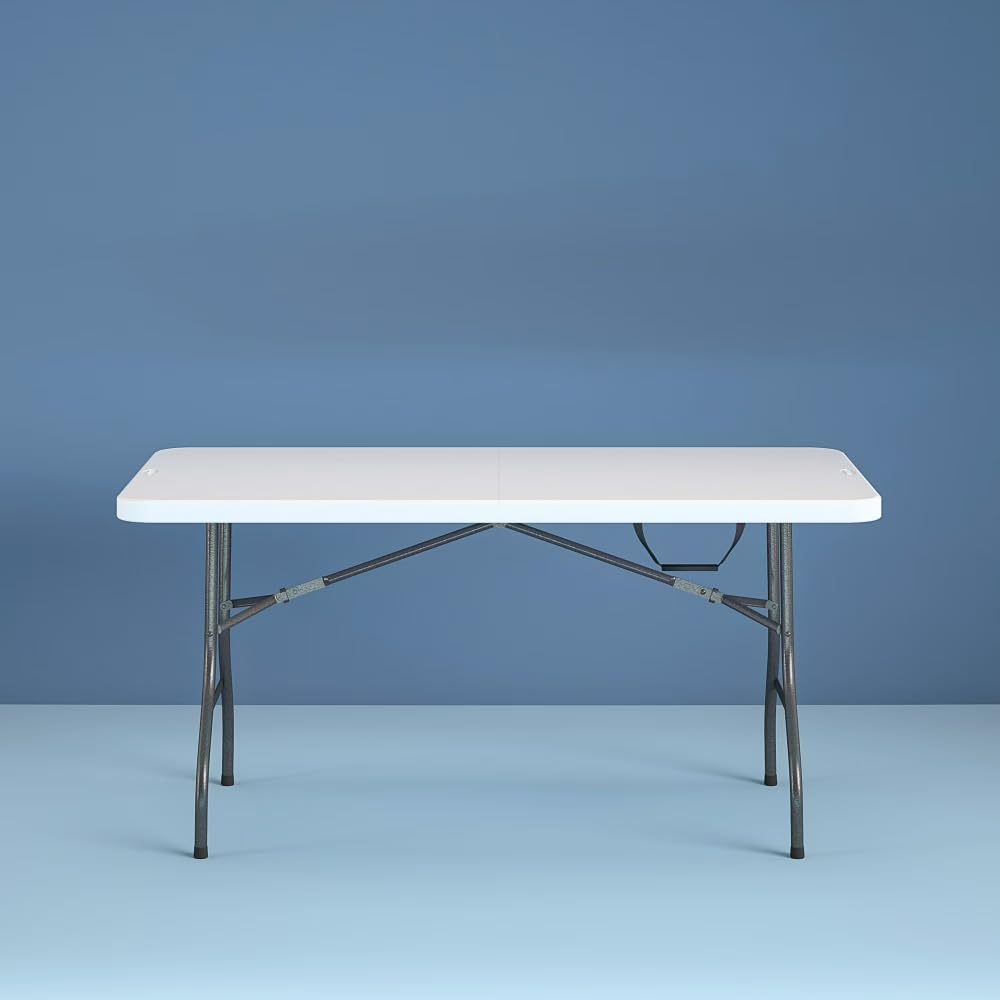 6 Foot Folding Table White Speckle U867