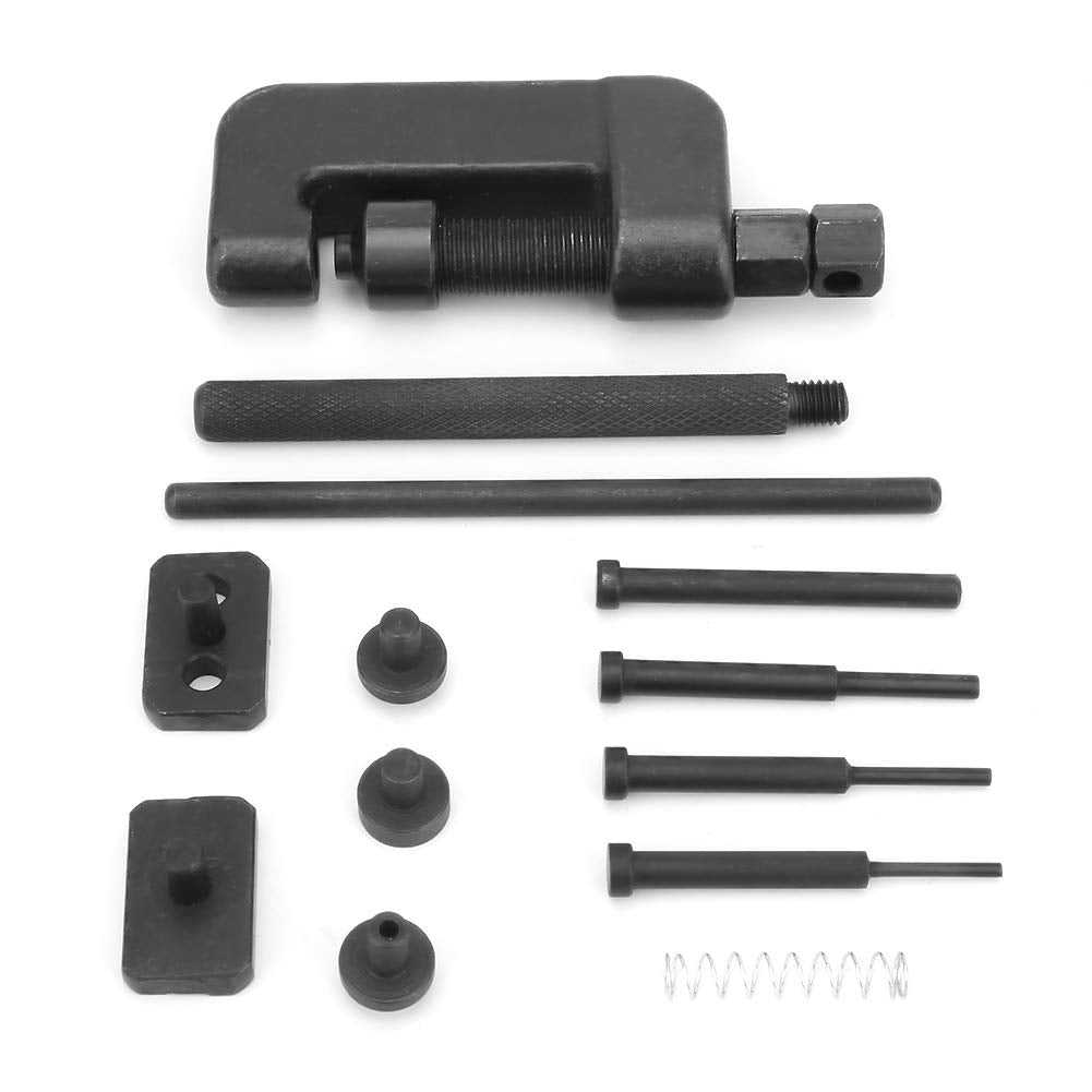 13PC Motorcycle Chain Breaker Rivet Tool Set with Carrying Case A478327