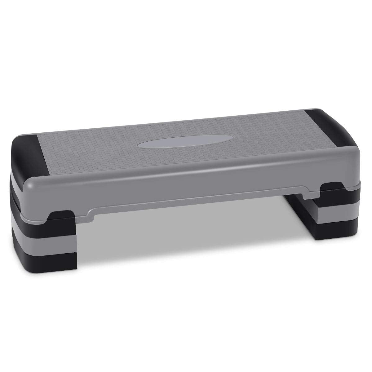 35" Height-Adjustable Non-Slip Aerobic Step Platform V107