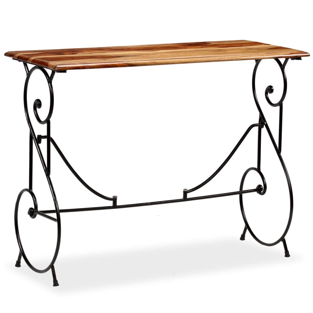 Solid Sheesham Wood Console Table T4486