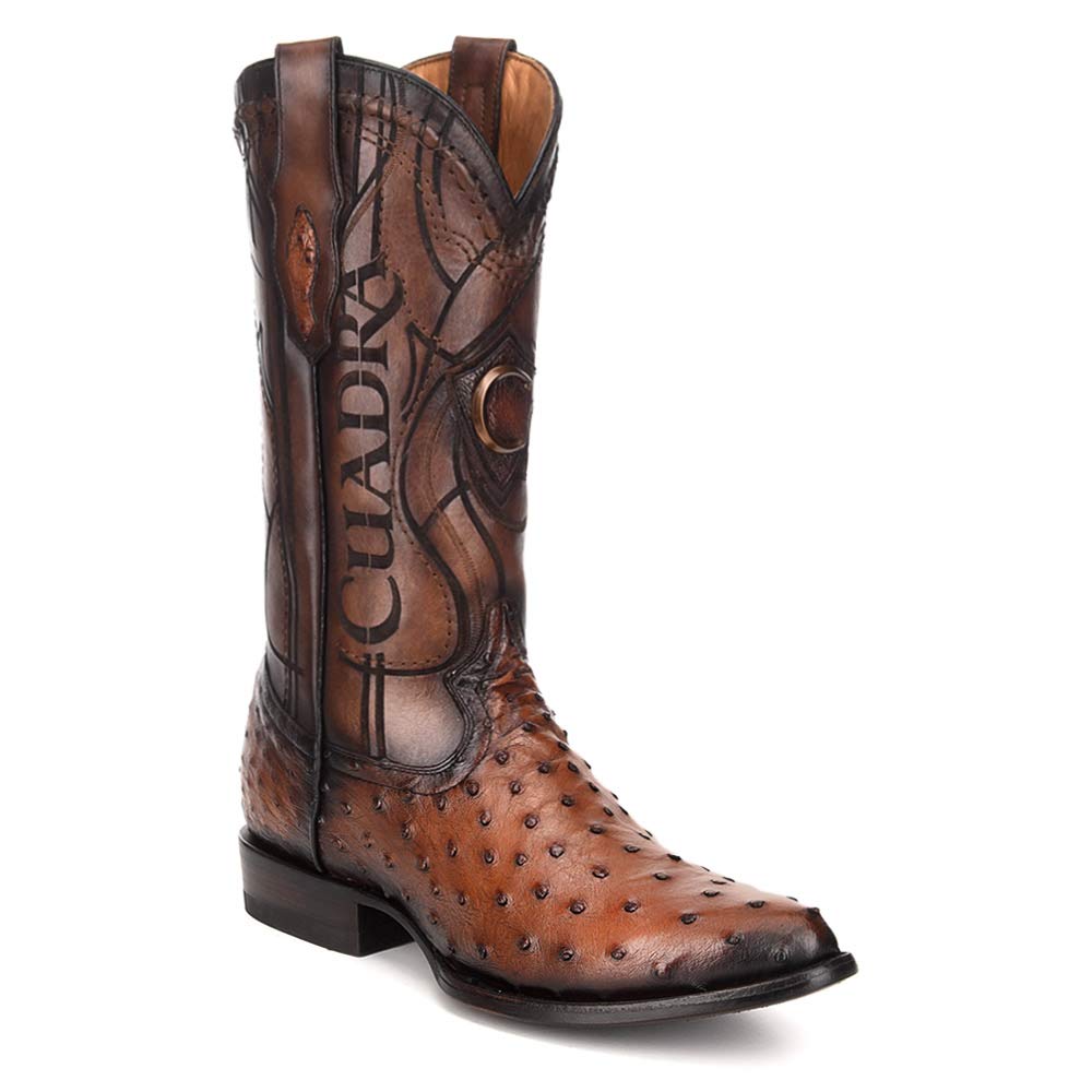 Genuine Ostrich Leather Western Boot K65614