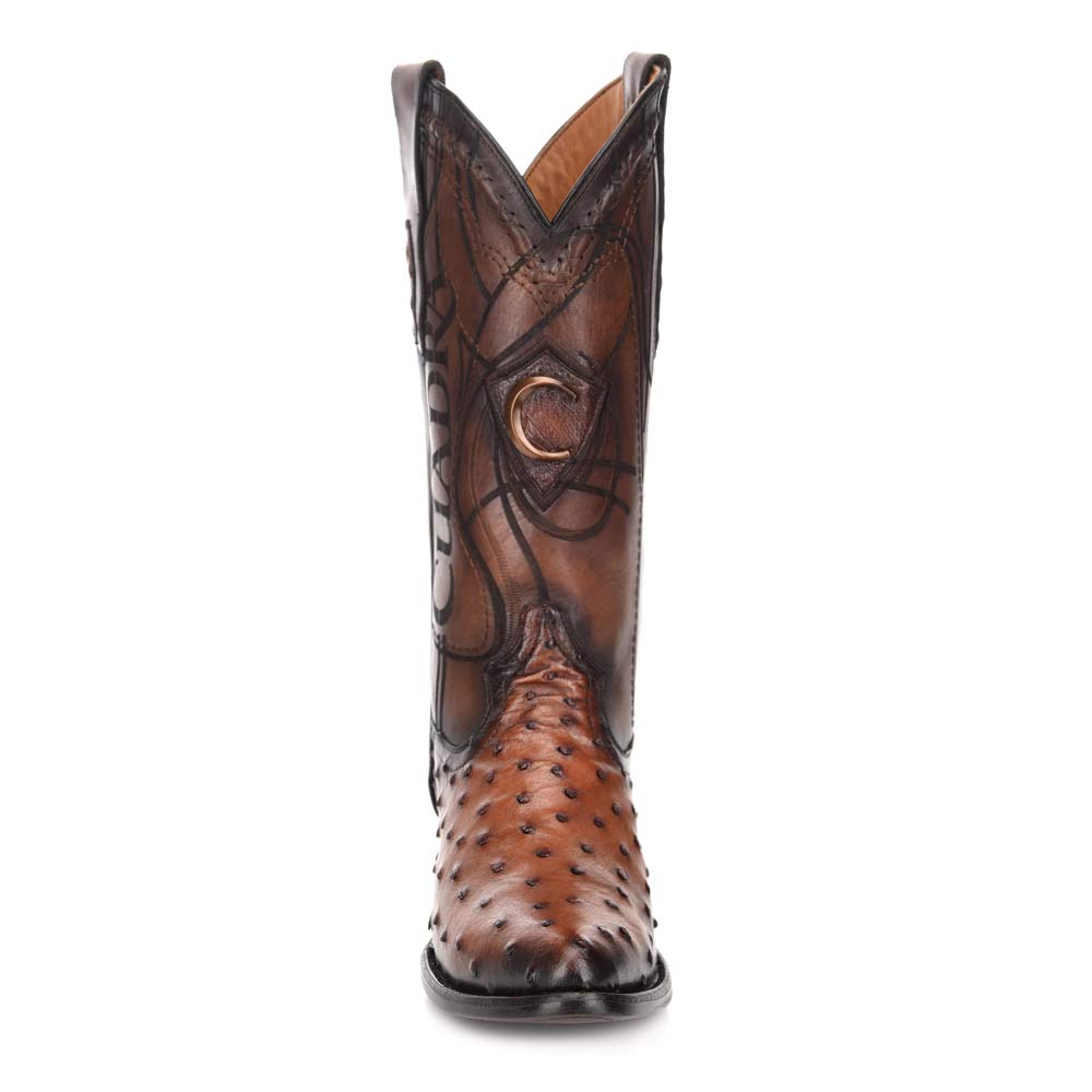 Genuine Ostrich Leather Western Boot K65614