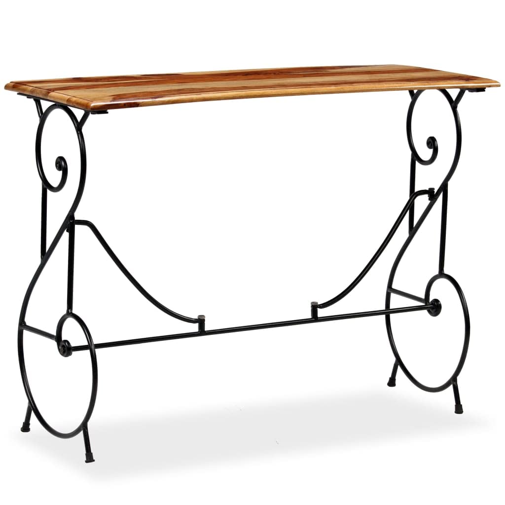 Solid Sheesham Wood Console Table T4486