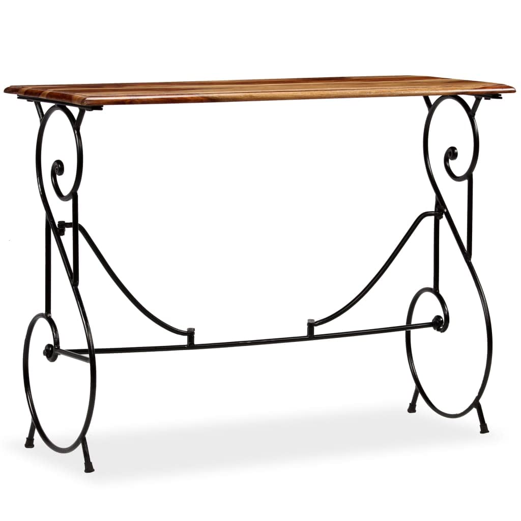 Solid Sheesham Wood Console Table T4486