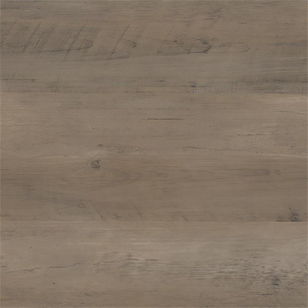 Small Computer Desk with Hutch, Driftwood Gray W5810