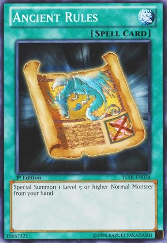 Ancient Rules 1st Edition Common G109328