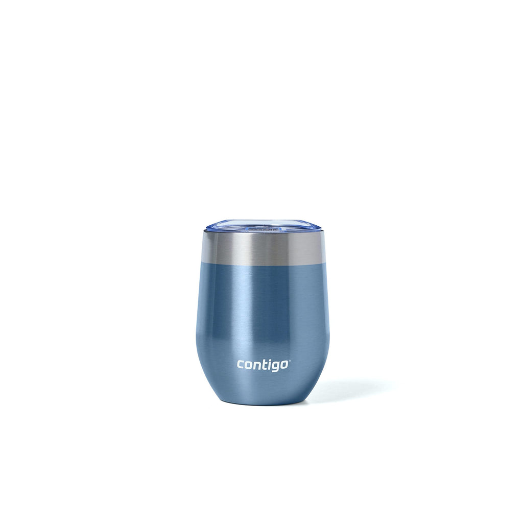 Stainless Steel Wine Tumbler with Splash-Proof Lid, 12oz., 2 Pack Z317278