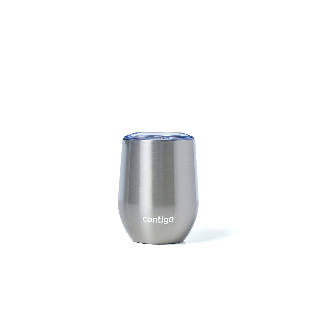 Stainless Steel Wine Tumbler with Splash-Proof Lid, 12oz., 2 Pack Z317278