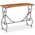Solid Sheesham Wood Console Table T4486