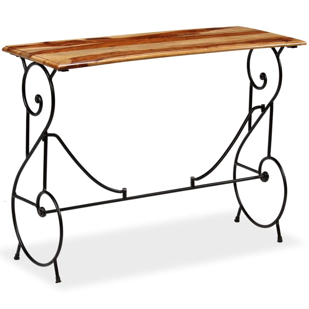 Solid Sheesham Wood Console Table T4486