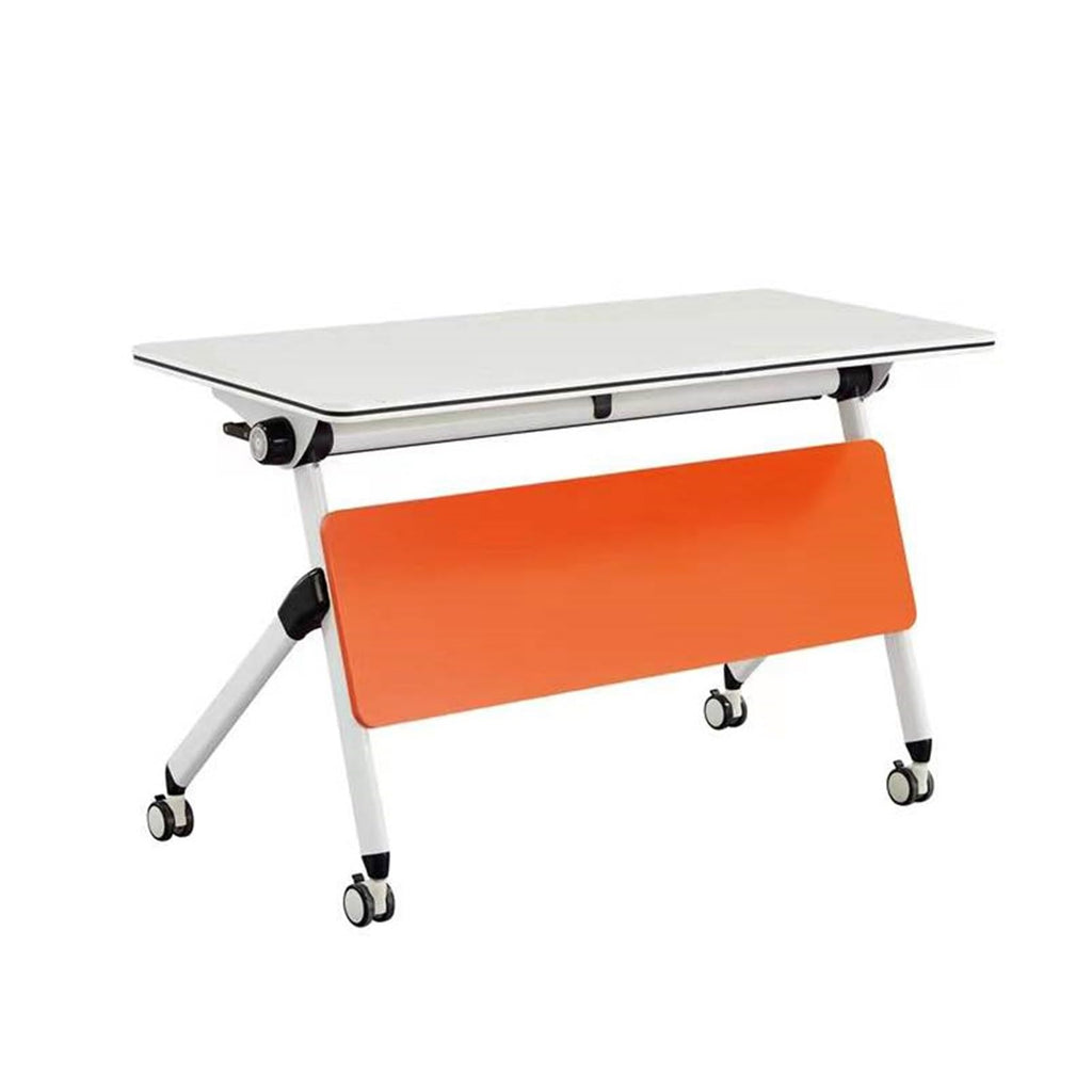 Folding Conference Table with Silent Wheels 120-180cm N875161