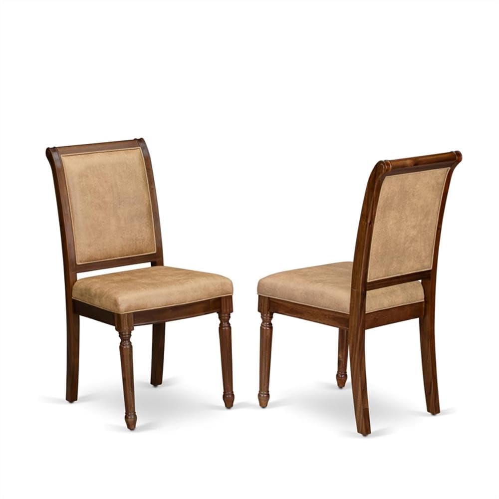 9-Piece Acacia Dining Set with 8 Upholstered Chairs X9063
