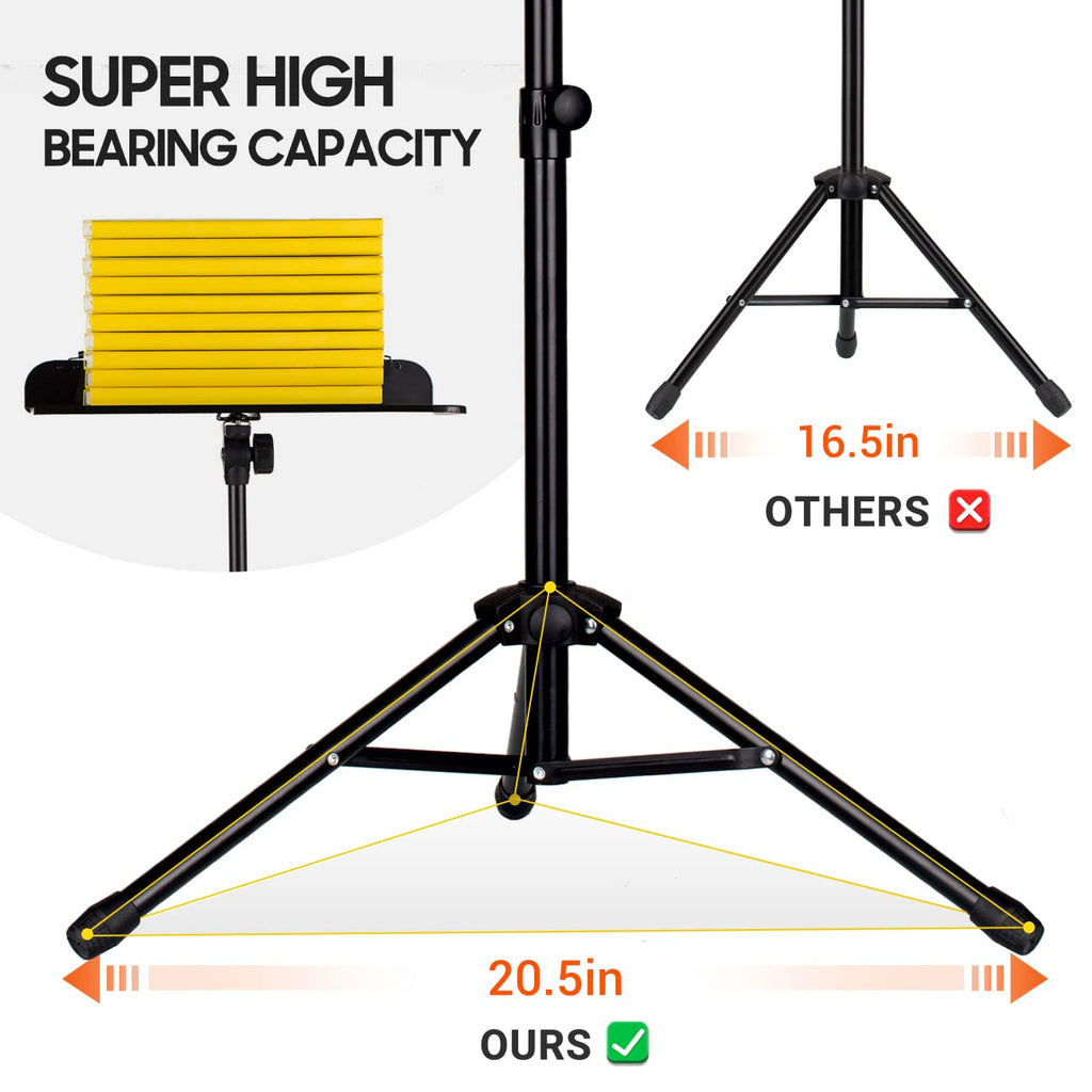 Adjustable Black Sheet Music Stand G8096