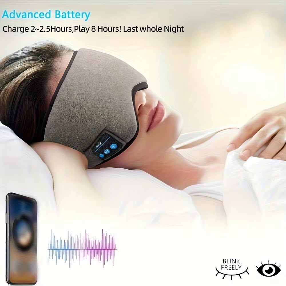 Bluetooth Sleep Mask with Built-in Headphones R26039