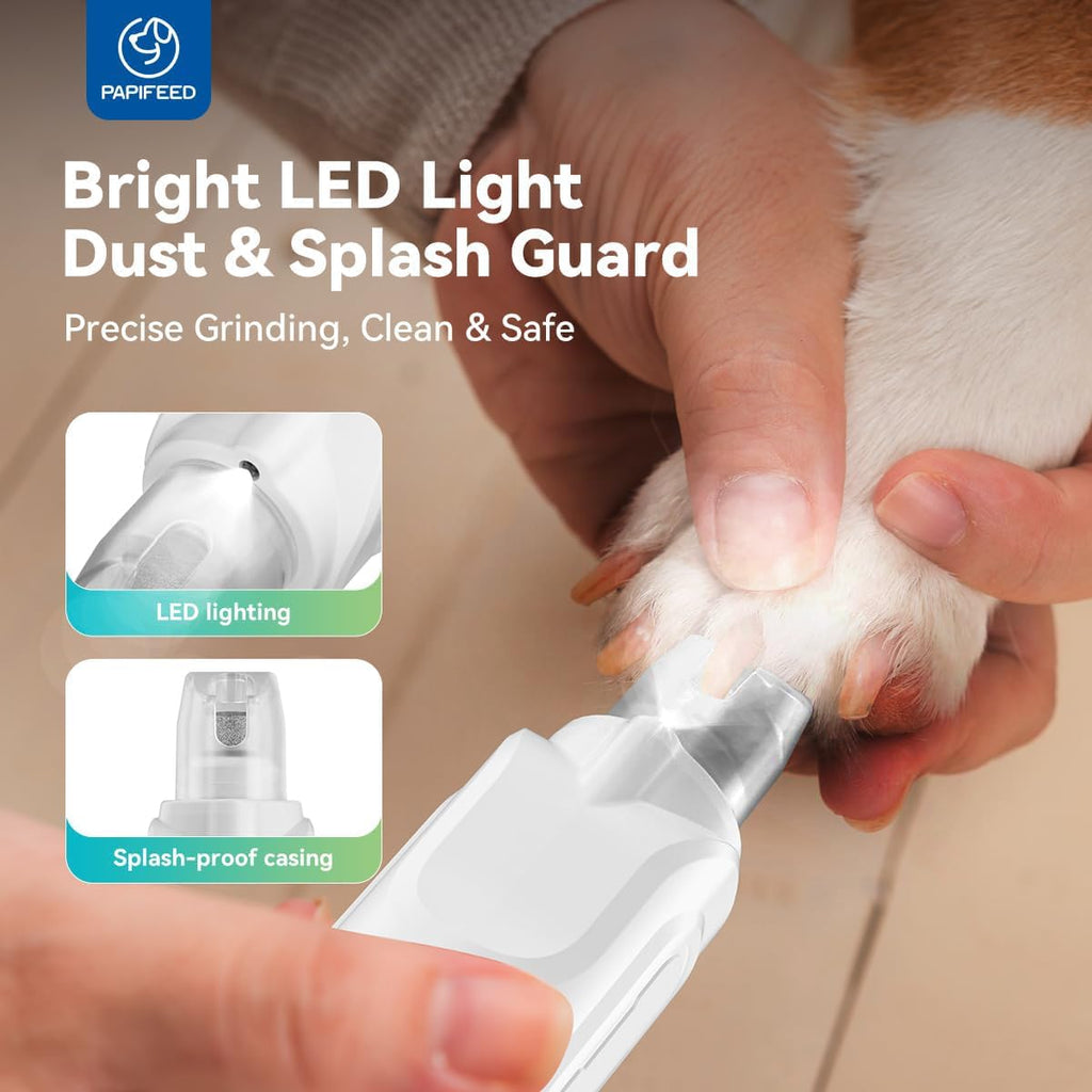 Dog Nail Grinder with 6 Speeds Quiet Motor T964923