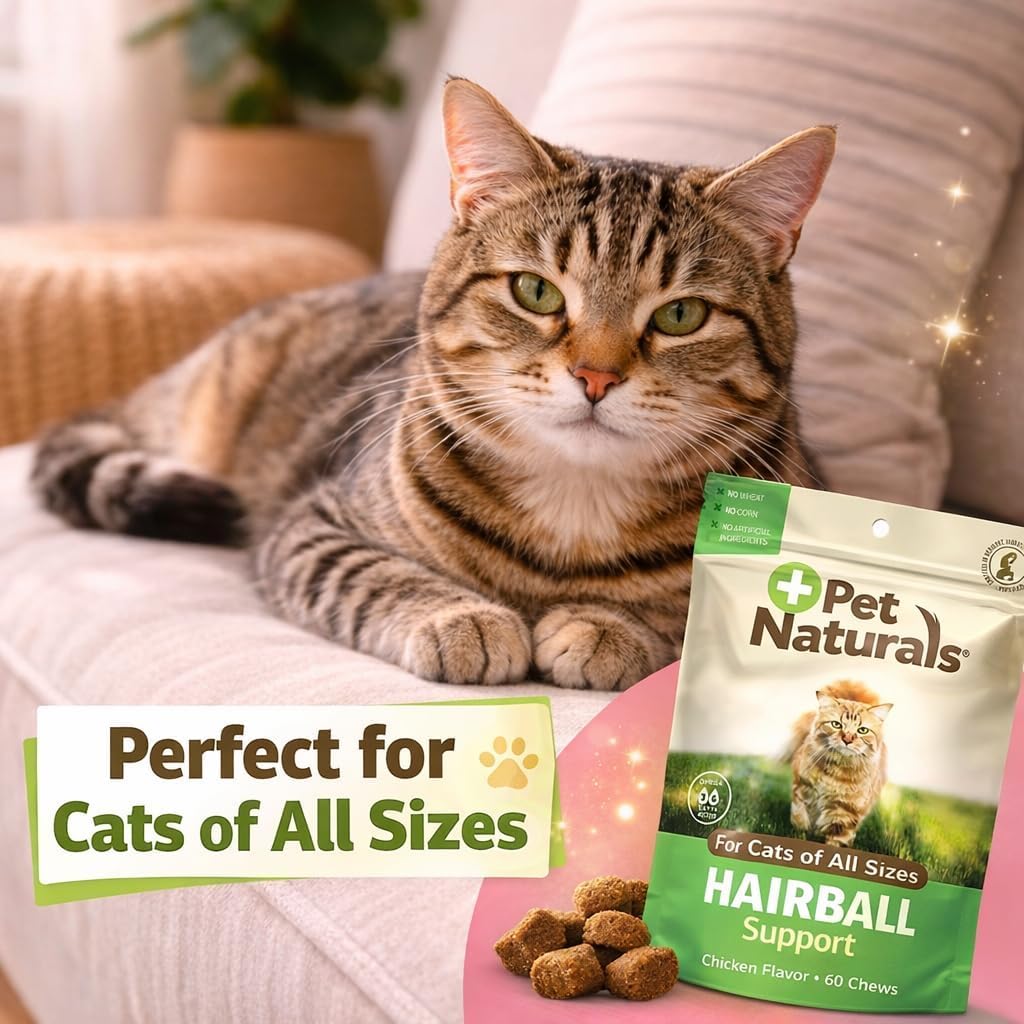 Chicken Liver Hairball Relief Soft Chews for Cats 30 Count N269