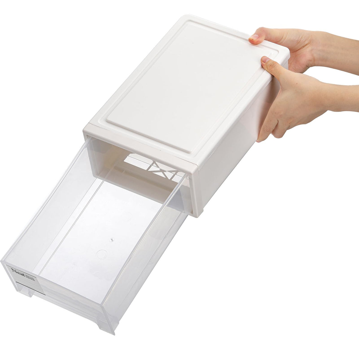3 Pack Plastic Stackable Storage Drawers V942869