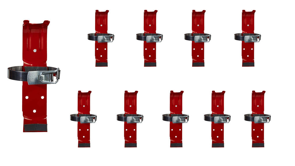 10 Pack 2.5 lb Fire Extinguisher Bracket E118