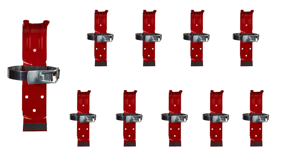 10 Pack 2.5 lb Fire Extinguisher Bracket E118