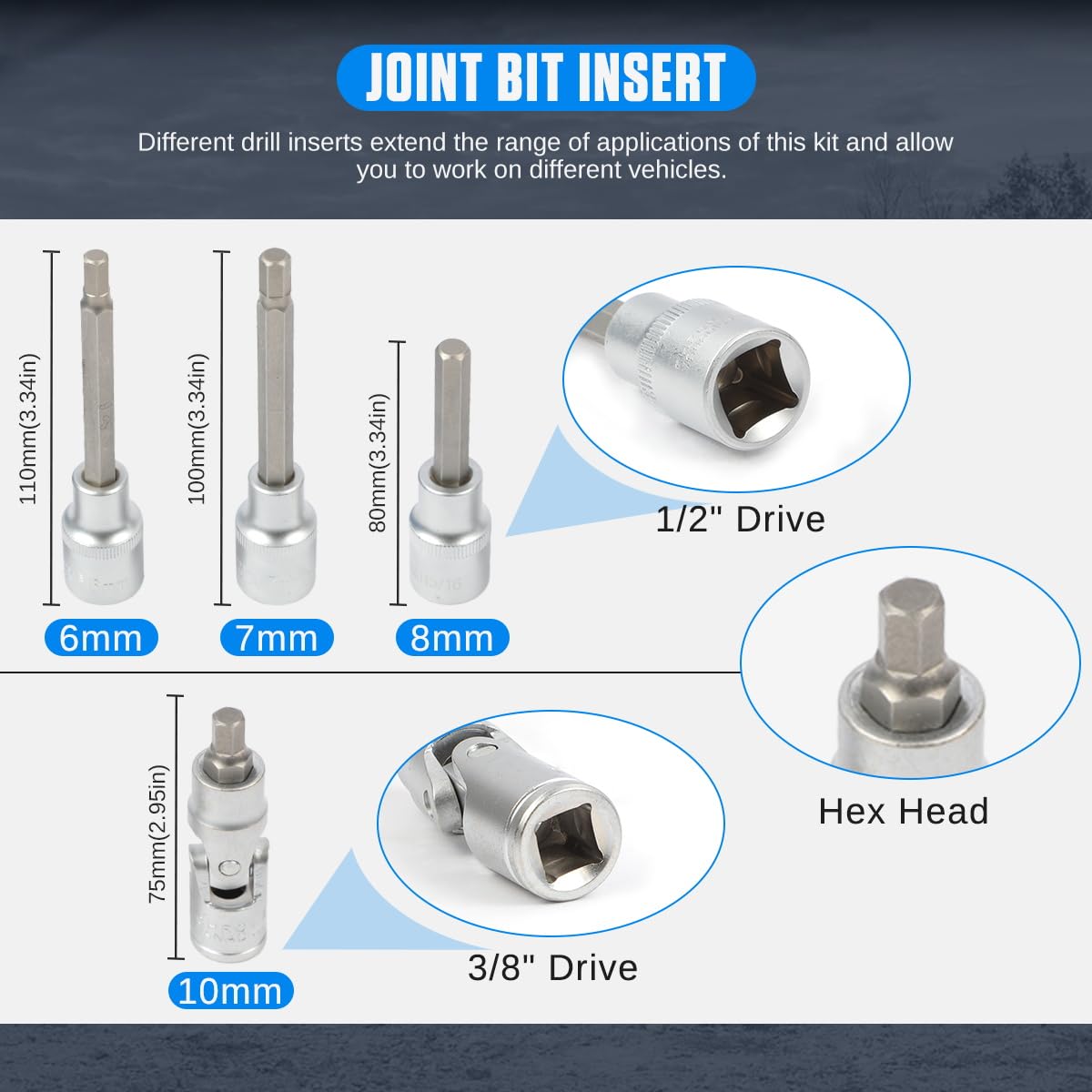 15 Pc Drum & Disc Brake Tool Kit W10855