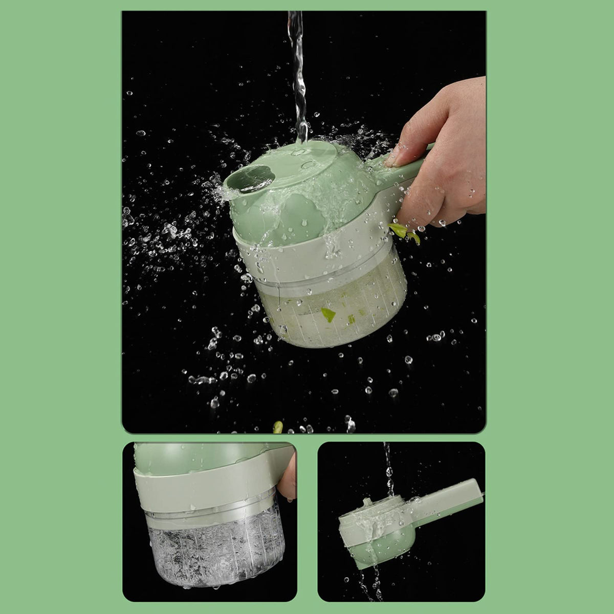 4 in 1 Handheld Electric Vegetable Cutter Set Q933