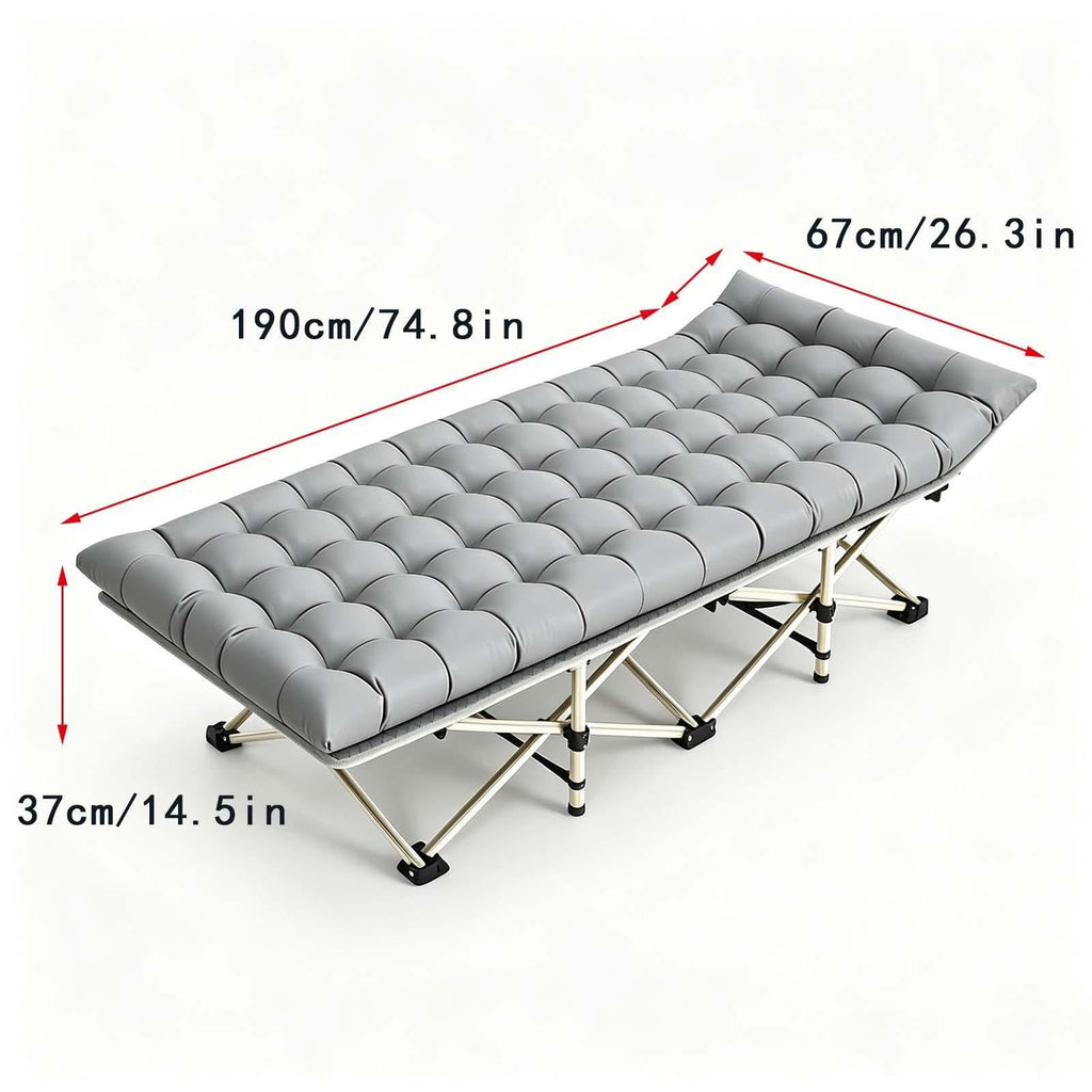 Portable Foldable Sleeping Cot with Padded Mat W110