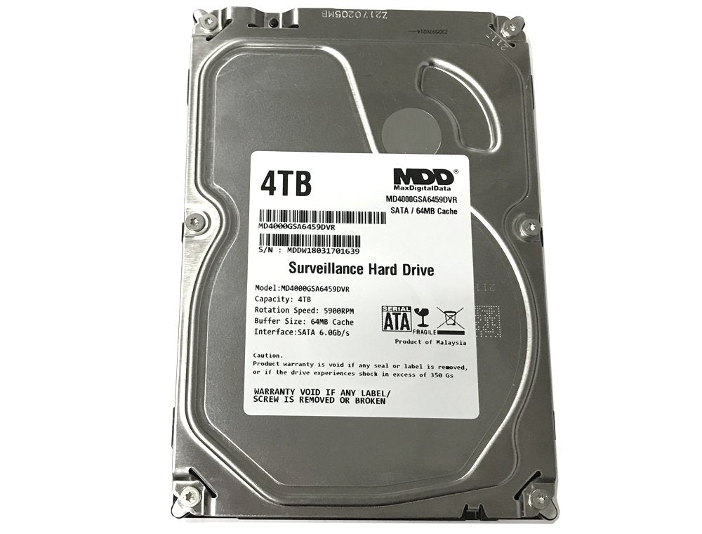 4TB 5900PM SATA 6.0Gb/s 3.5-inch Internal Surveillance Hard Drive T27304