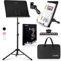 Adjustable Black Sheet Music Stand G8096