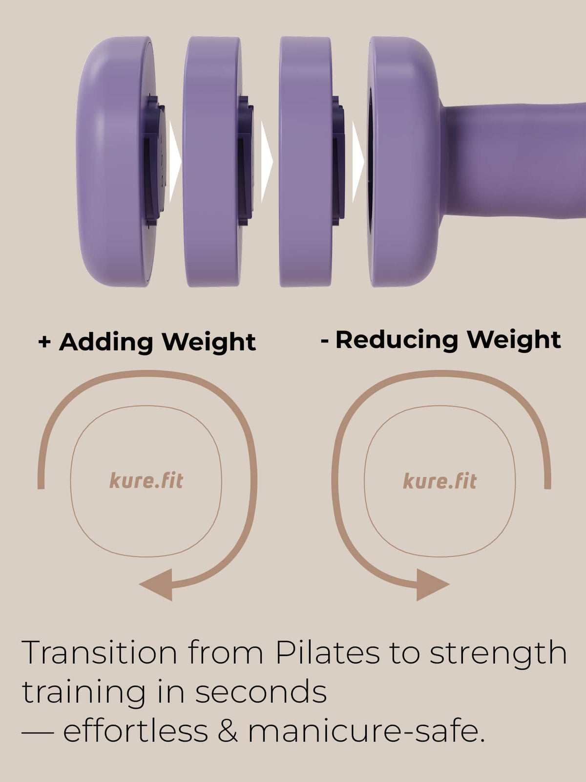 Adjustable Dumbbell Set 2LB 3LB 4LB 5LB P560