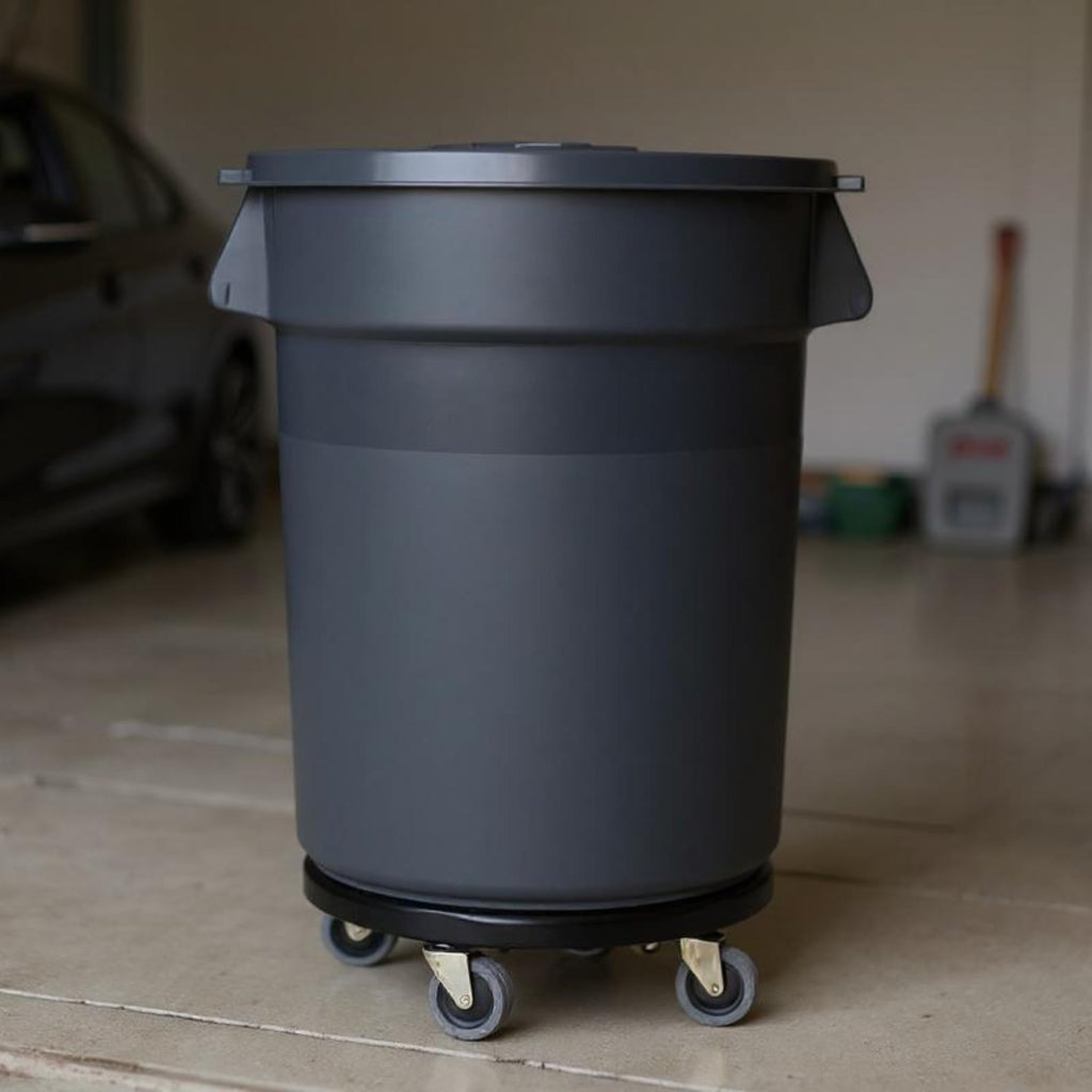 32 Gallon Outdoor Trash Can with Wheels O37409