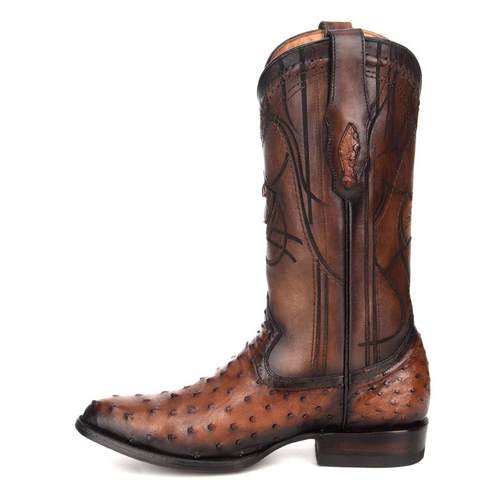 Genuine Ostrich Leather Western Boot K65614