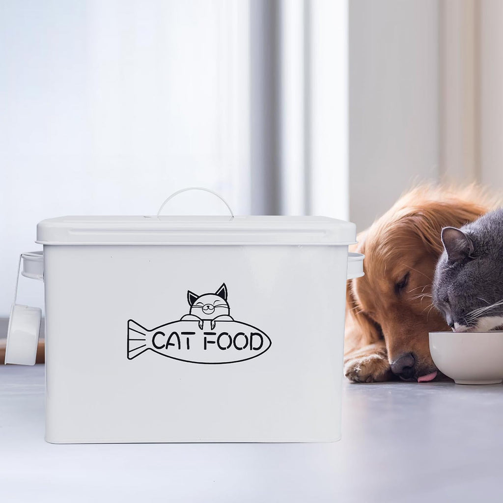 Large Airtight Pet Food Storage Container with Lid and Scoop 12-13 lbs W70174