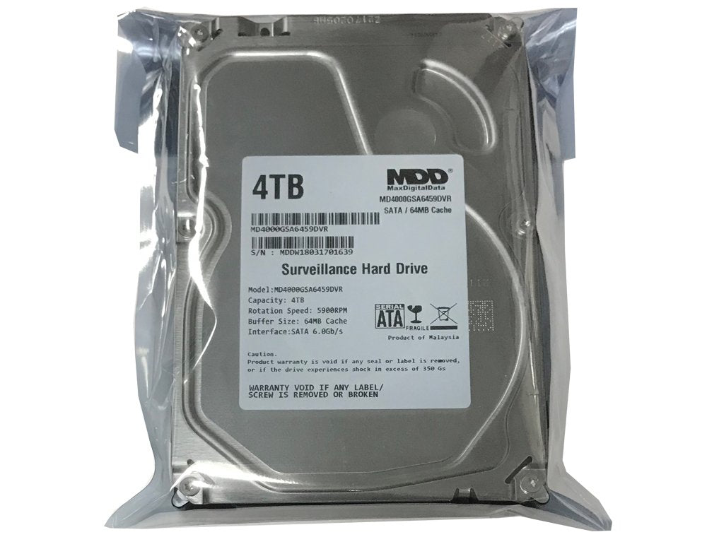 4TB 5900PM SATA 6.0Gb/s 3.5-inch Internal Surveillance Hard Drive T27304