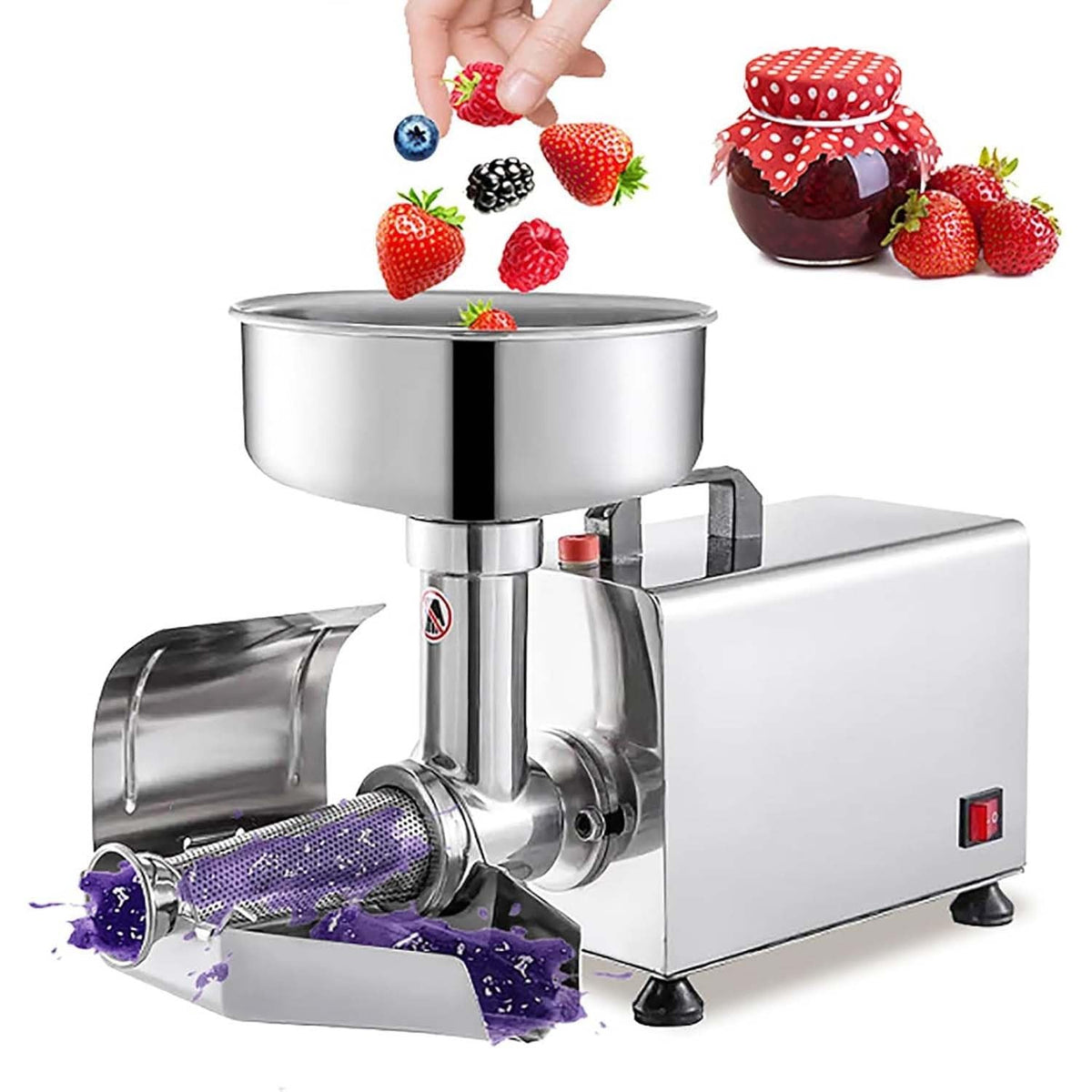 450W Stainless Steel Electric Tomato Strainer F876829