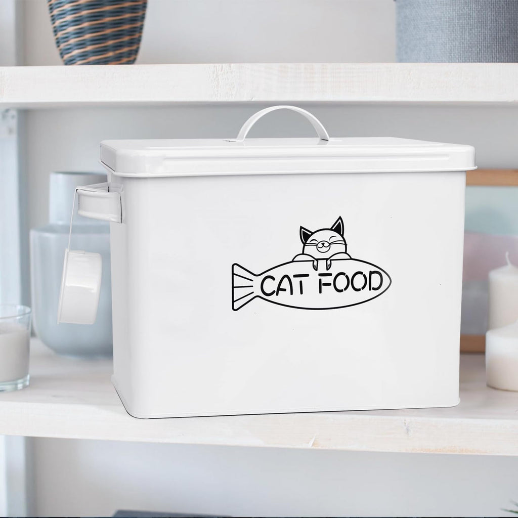 Large Airtight Pet Food Storage Container with Lid and Scoop 12-13 lbs W70174