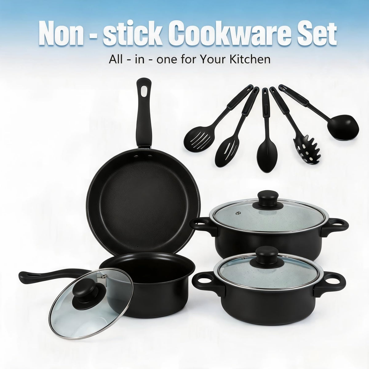 12 Piece Non Stick Cookware Set U348147