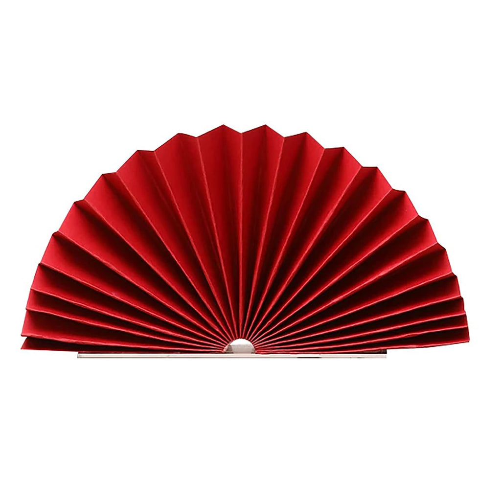 Folding Paper Fan Burnt Orange 39" B1657