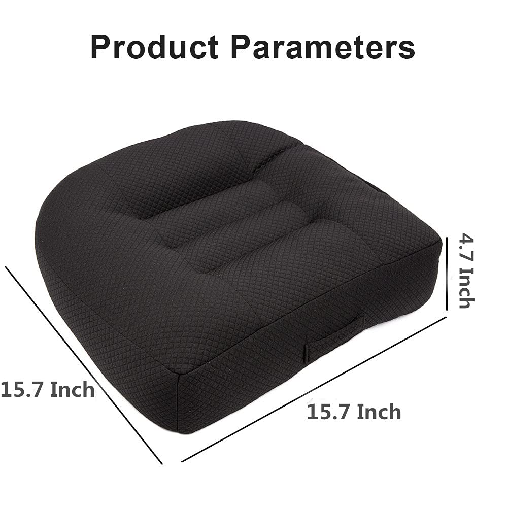Car Booster Seat Cushion Pure Black A72385