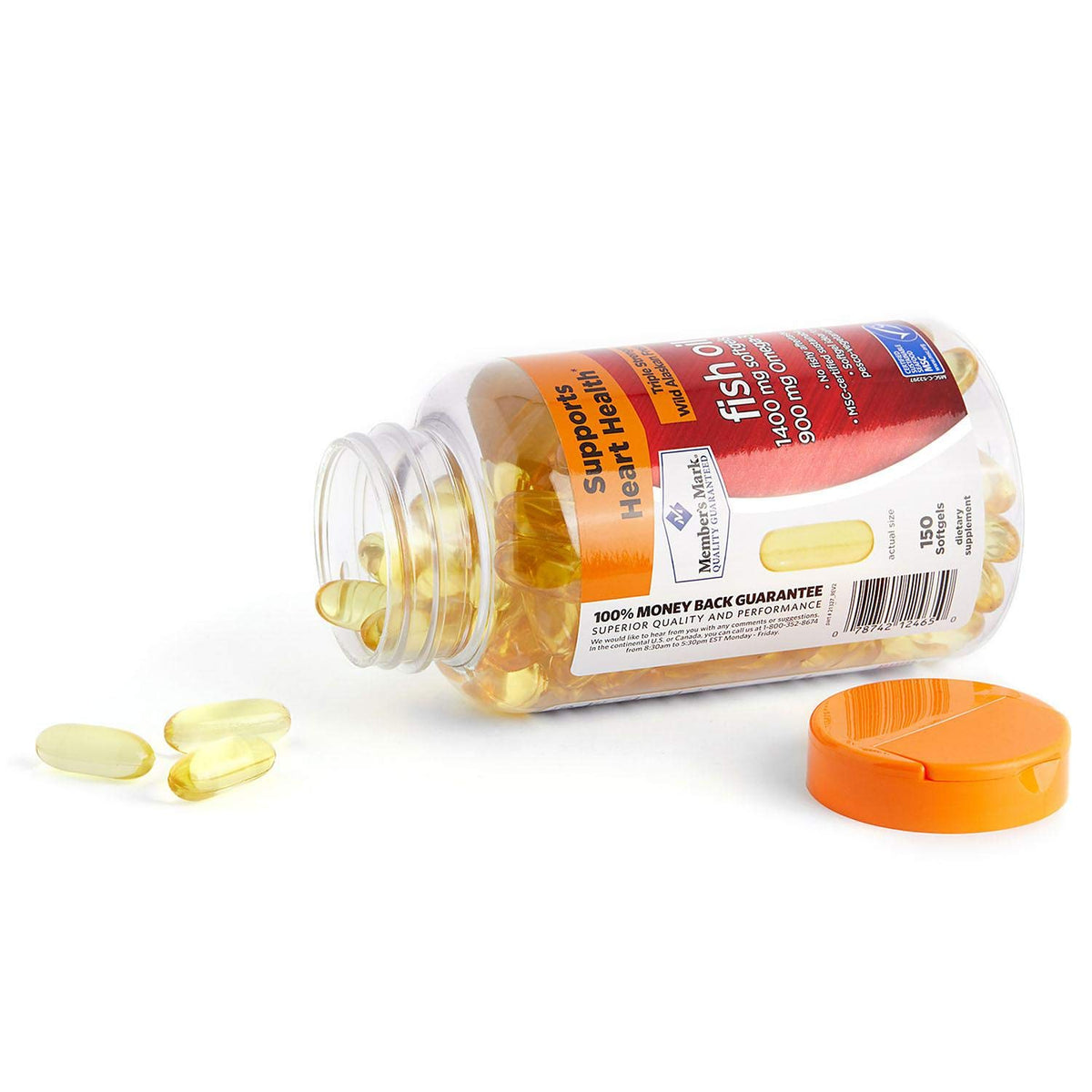 Omega 3 Fish Oil 1400 mg 150 Softgels E1430
