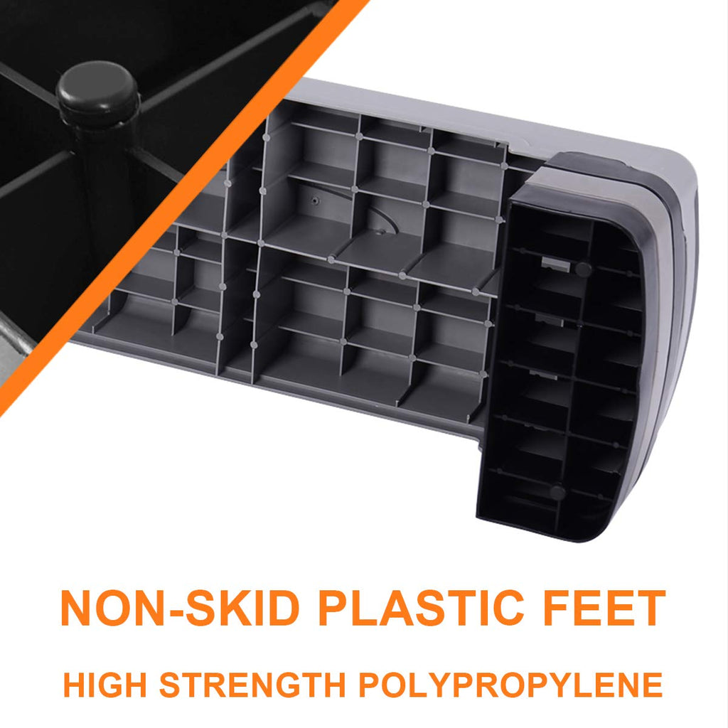 35" Height-Adjustable Non-Slip Aerobic Step Platform V107