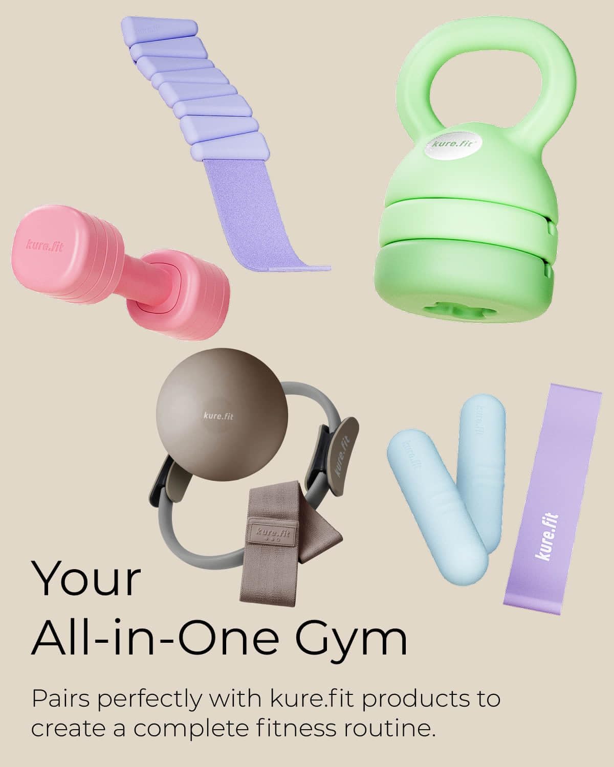 Adjustable Dumbbell Set 2LB 3LB 4LB 5LB P560