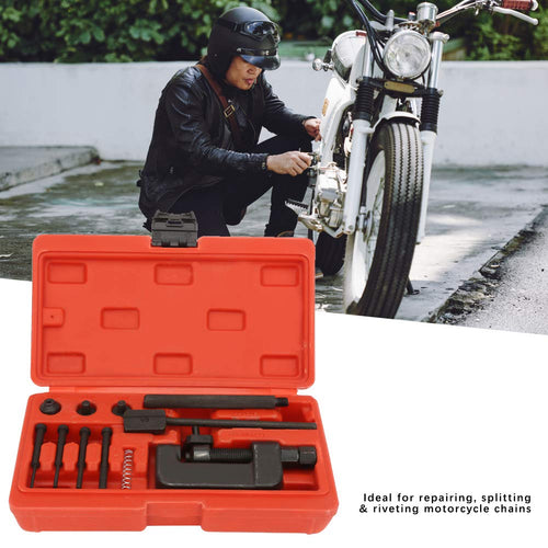 13PC Motorcycle Chain Breaker Rivet Tool Set with Carrying Case A478327