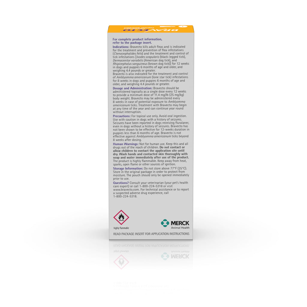 Flea & Tick Topical Solution for Dogs 12 Week Supply W5010