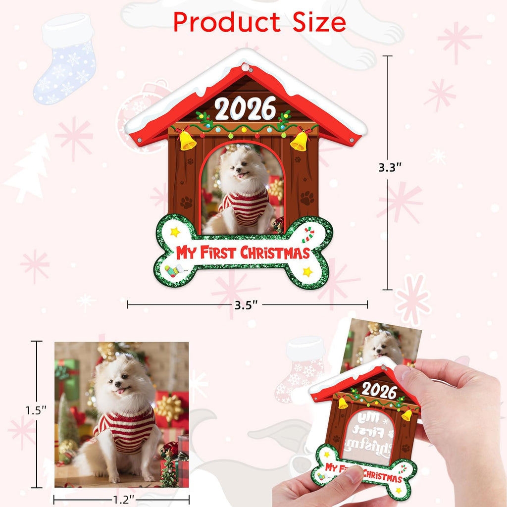 Dog Picture Frame Ornament M7891