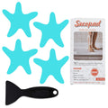 Blue Non Slip Bathtub Stickers 24PCS I947