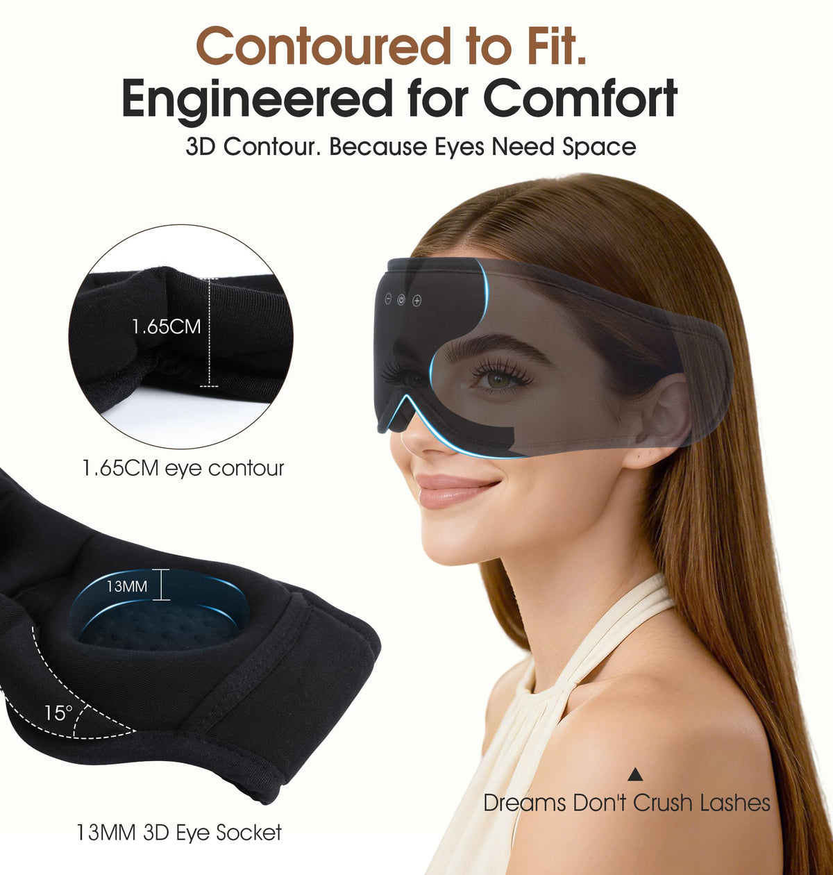 Bamboo Cotton Bluetooth Sleep Mask Z233107