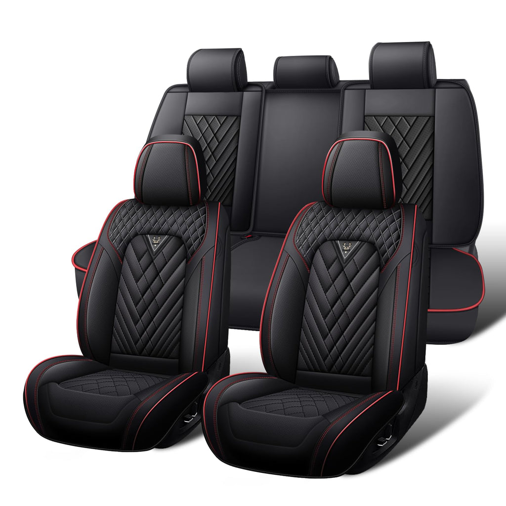 Waterproof Nappa Leather Full Set Car Seat Covers W190