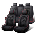Waterproof Nappa Leather Full Set Car Seat Covers W190