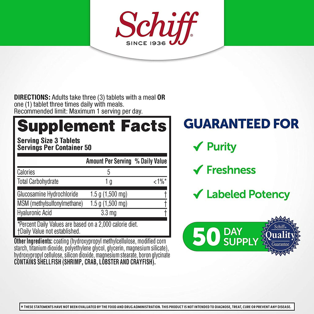 Glucosamine MSM Hyaluronic Acid Joint Supplement V896091